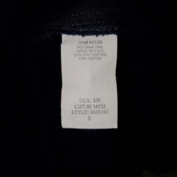 Navy Pinstripe Rampage Mini Dress - Picture 6 of 6